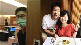 江宏傑、福原愛（圖／翻攝自福原愛微博）