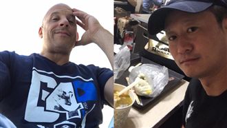 馮迪索勾肩吳京！秀中文宣告合作