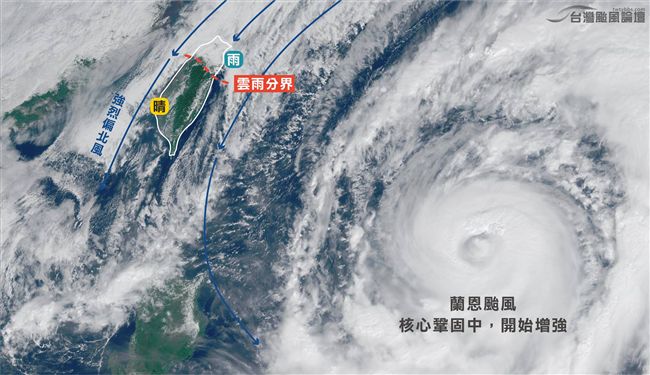 台灣被一刀切！這圖秒解北部濕冷原因
