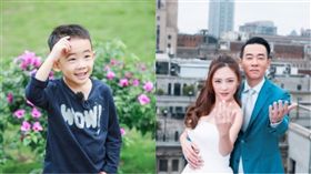 陳小春,應采兒,小小春（合成圖／翻攝自微博）