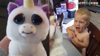媽媽買玩偶送小孩　男童嚇到魂飛魄散