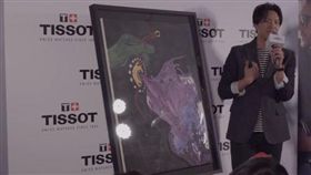 黃鴻升演繹天梭表。 