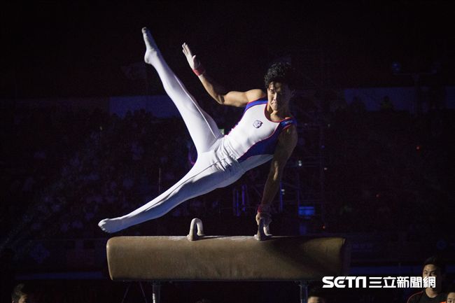 ▲106年全國運動會開幕典禮，體操國手唐嘉鴻。（圖／記者蔡宜瑾攝影）