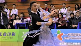 ▲台灣選手林立與義大利籍舞伴Giulia Giacoppo（圖／記者劉家維攝）