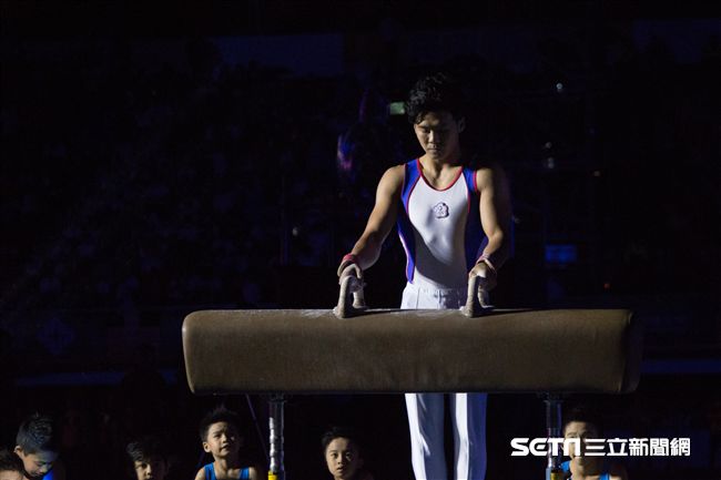 ▲106年全國運動會開幕典禮，體操國手唐嘉鴻。（圖／記者蔡宜瑾攝影）