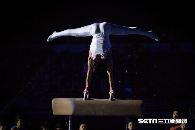 ▲106年全國運動會開幕典禮，體操國手唐嘉鴻。（圖／記者蔡宜瑾攝影）