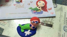 勞作,美人魚,崩壞,女兒,暴怒,海洋汙染  圖／翻攝自臉書爆料公社