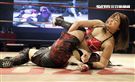 台灣史上第一次日本女子摔角聯盟StardomVS大江戶隊，6人大混戰。（記者邱榮吉/攝影）