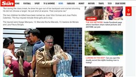巴西,Goiania,學校,槍擊案,霸凌(the sun https://www.thesun.co.uk/news/4732646/brazil-schoolboy-school-shooting-colegio-goyases-goiania/)