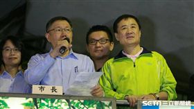 柯文哲22日魚類批發市場及第一果菜批發市場視察　北市府提供