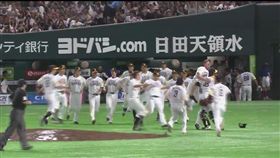 確定晉級日本一的軟銀（圖／翻攝自洋聯TV）