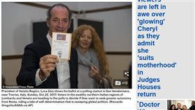 16:9
義大利2區也辦公投　要求享更多自治權
圖／翻攝自dailymail
http://www.dailymail.co.uk/wires/ap/article-5005633/The-Latest-Italys-2-richest-regions-votes-historic.html