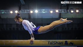 ▲麥劉湘涵於全運會中奪下個人全能銀牌。（資料照／記者蔡宜瑾攝影）
