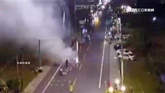 高空煙火低空爆炸　1人手腳燒傷