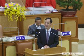 朱立倫赴市議會總質詢　新北市府提供