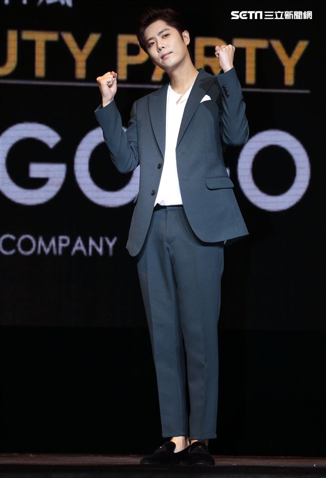 韓星SS301金奎鐘為「韓魅力」活動來台站台。（記者邱榮吉/攝影）