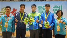 ▲男子鈍劍得牌選手。（圖／全運會提供）