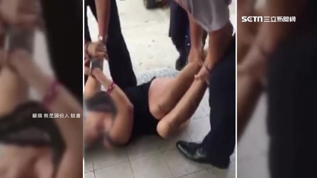 女賊超商行竊耍賴　「扛乳豬」式帶離