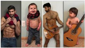 美國,男模,普萊茲,Aristotle Polites（圖／翻攝自babyandthebody IG）