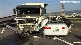 國3聯結車逆向輾轎車　釀3死1傷