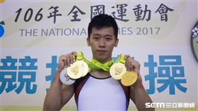 ▲加上昨日的個人全能，李智凱拿下4金1銀。（圖／記者蔡宜瑾攝影）
