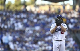 ▲洛杉磯道奇王牌左投Clayton Kershaw在世界大賽首戰演出優質先發。（圖／美聯社／達志影像）