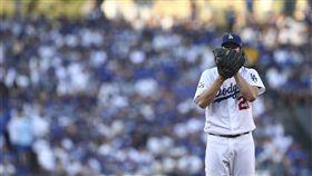 ▲洛杉磯道奇王牌左投Clayton Kershaw在世界大賽首戰演出優質先發。（圖／美聯社／達志影像）