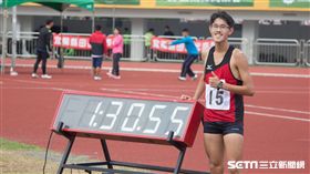 ▲張洧綝以1小時30分鐘56秒刷新自己上屆寫下的大會紀錄。（圖／記者蔡宜瑾攝影）