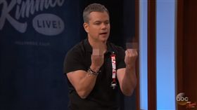 麥特戴蒙 吉米基墨 喬治克隆尼 圖/翻攝自Jimmy Kimmel Live YouTube