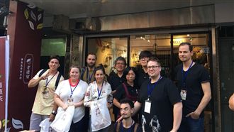 各國網紅訪台　莎曼瑞開心喊超興奮