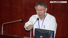 台北市長柯文哲赴市議會進行施政報告 圖／記者林敬旻攝