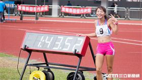 ▲林雯姿以1小時43分鐘53秒奪下女子20公里競走金牌。（圖／記者蔡宜瑾攝影）