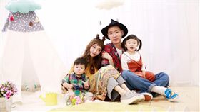 翁馨儀,張少懷,小櫻桃,栗子,女兒,兒子,／翻攝自翁馨儀臉書