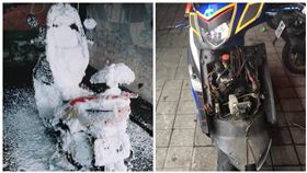 機車,車廂,螞蟻,蜘蛛（圖／翻攝自爆怨公社）