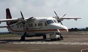 飛機引擎吸入飛鳥　蘭嶼飛機停飛（2）