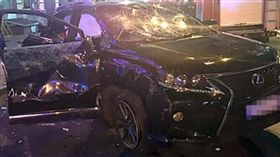 薩特塞娃（Alyona Zaitseva）闖紅燈肇事／Channel For Americans YouTube
