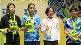 ▲全運會羽球女單得牌選手。（圖／全運會提供）