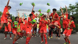 花蓮女足全運會2連霸　高雄銀牌