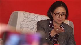 19大　台灣代表盧麗安受訪（1）中共19大專題中共19大在北京召開，20日晚間中共黨代表台灣代表盧麗安（圖）、蘇輝、江爾雄接受媒體訪問，盧麗安發表對中共的想法。中央社記者吳家昇北京攝　106年10月20日