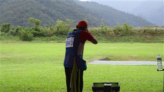楊昆弼、蔡亦軒　飛靶射擊2破全國