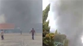 印尼煙火工廠爆炸／Anggit Kurniawan YouTube
