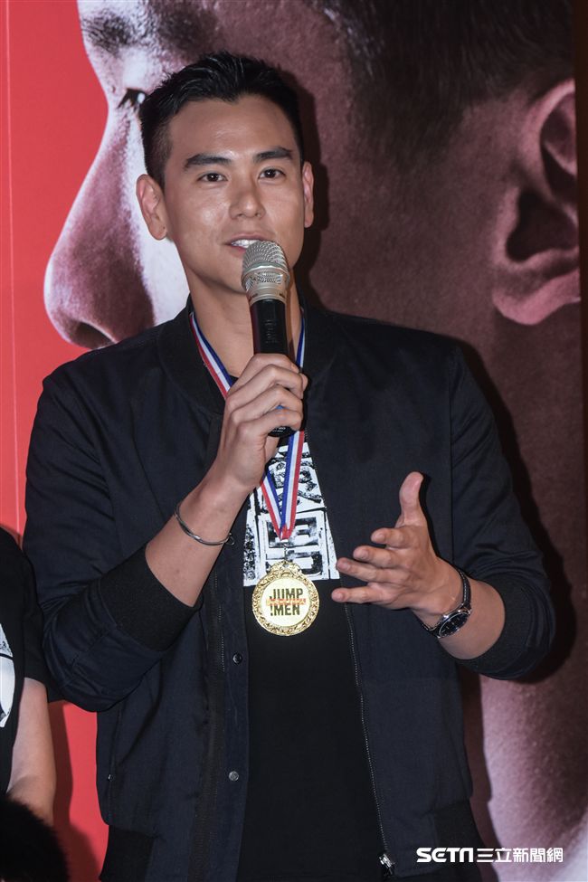 彭于晏出席《翻滾吧！男人》首映記者會 圖／記者林敬旻攝