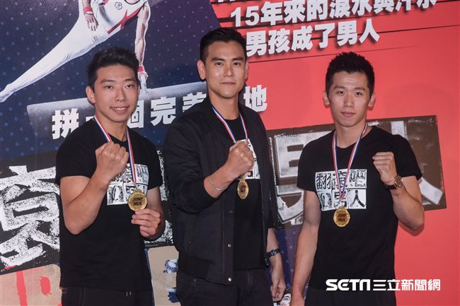 彭于晏出席《翻滾吧！男人》首映記者會 圖／記者林敬旻攝