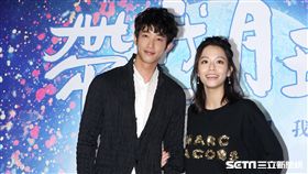 電影「帶我去月球」導演謝駿毅、演員劉以豪、宋芸樺、嚴正嵐、石知田、姚愛寗、李銓、為正式預告發佈會。（記者邱榮吉/攝影）