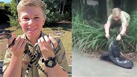 「鱷魚先生」兒子 https://www.facebook.com/robertirwinlovesanimals/photos/a.753676478130158.1073741825.753675778130228/817855875045551/?type=3&theater