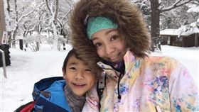 季芹,王仁甫,樂樂,YAYA,兒子,女兒（圖／翻攝自臉書）