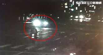監視器曝光！酒駕重機直直衝撞左轉車