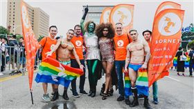 社群通訊軟體Hornet提供　同志大遊行