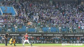 ▲ 台灣大賽第一戰觀眾。（圖／記者林敬旻攝）