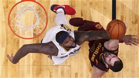 ▲DeMarcus Cousins活躍籃下。（圖／美聯社／達志影像）